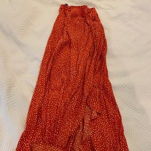 & Other Stories wrap maxi skirt